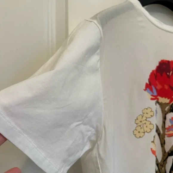 “MaxMara - Weekend” White Silk and Cotton Top Size S  EUC - Picture 5 of 8